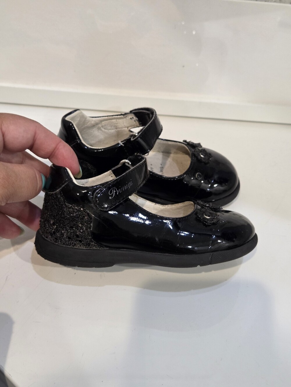 Primigi Black Patent Mary Jane Kids Shoes